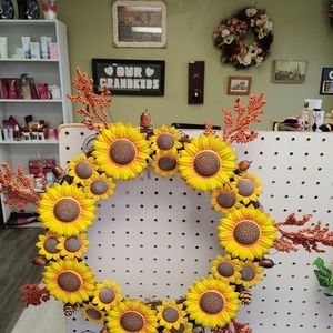 Sunflower wreath